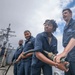Fire Drill Aboard USS Higgins