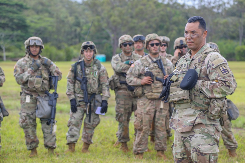 Hawaii Army National Guard 211th Aviation Regiment and 1-487th Field Artillery Sling Load Training