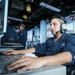 Operations Specialist Monitors Surface Contacts from USS Higgins