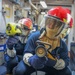 Fire Drill Aboard USS Higgins