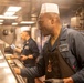USS Sampson Serves Dinner