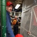 Fire Drill Aboard USS Higgins