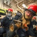 Fire Drill Aboard USS Higgins