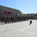 Soldiers receive the Norwegian foot march badge and certificate