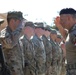 Soldiers receive the Norwegian foot march badge and certificate