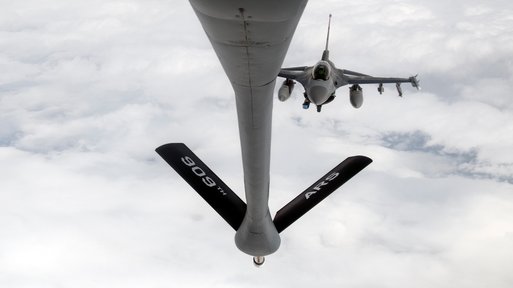 909th ARS supports 36th FW Fighting Falcons