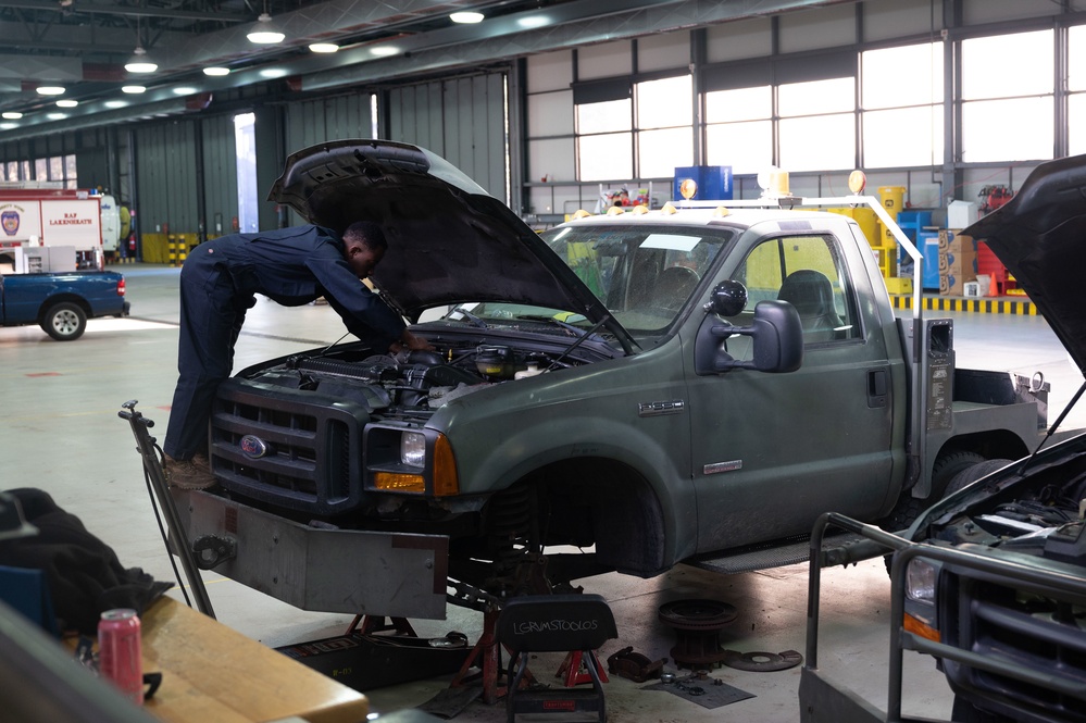 Toil and oil: LRS Airmen keep the gears turning