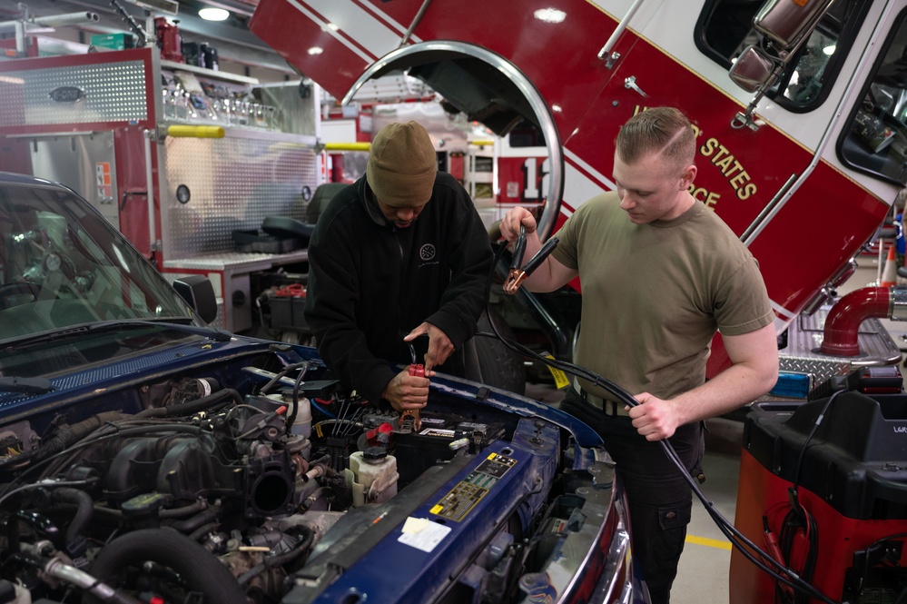 Toil and oil: LRS Airmen keep the gears turning