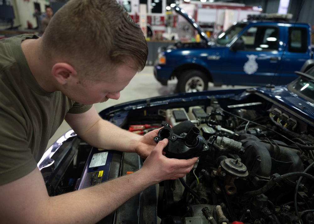 Toil and oil: LRS Airmen keep the gears turning
