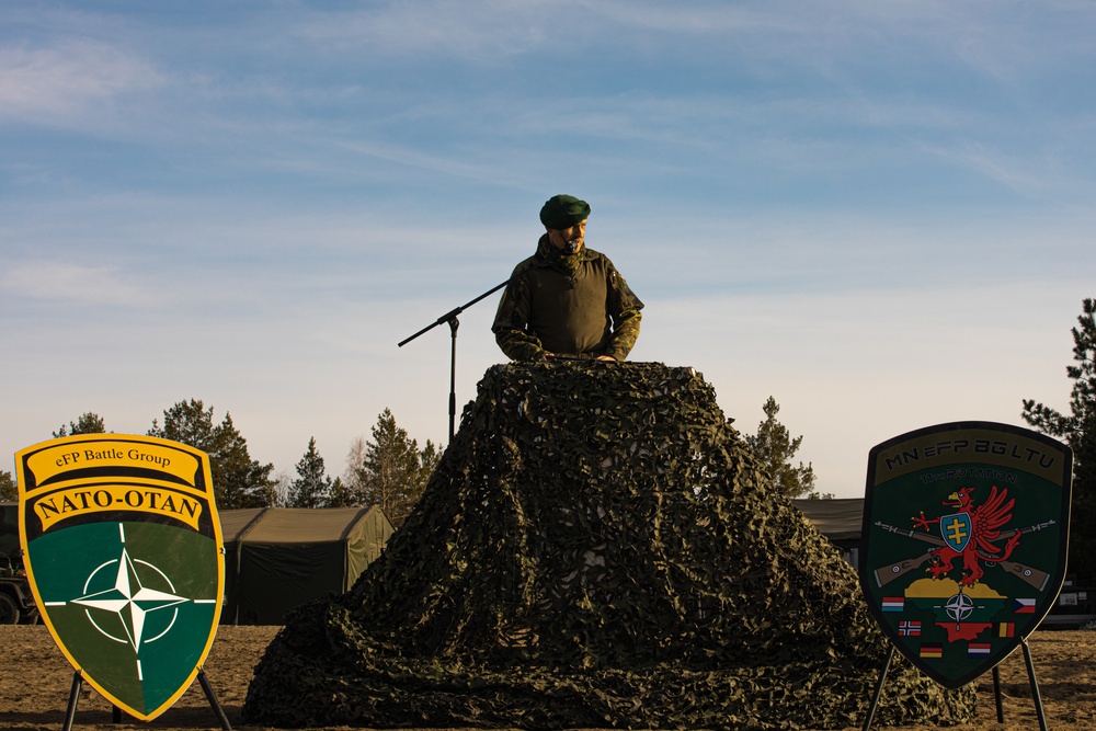 U.S. Soldiers and EFP Members Start Off the Rising Griffin Exercise