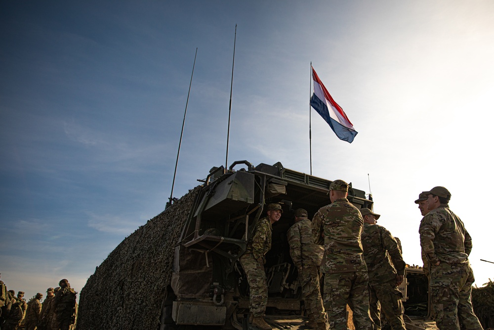 U.S. Soldiers and EFP Members Start Off the Rising Griffin Exercise