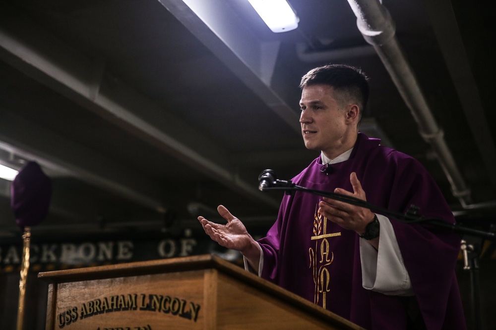 Abraham Lincoln Catholic Mass