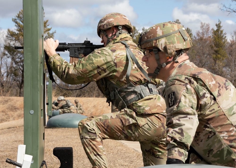 330th Medical Brigade Soldier Participates In Weapons Training