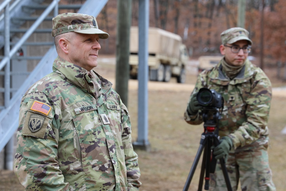 318th Theatre Public Affairs Support Element Interviews Command Sgt. Maj. Richard Wilson