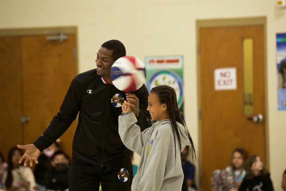 Bowley Elementary trots into Month of the Military Child with help of special guests