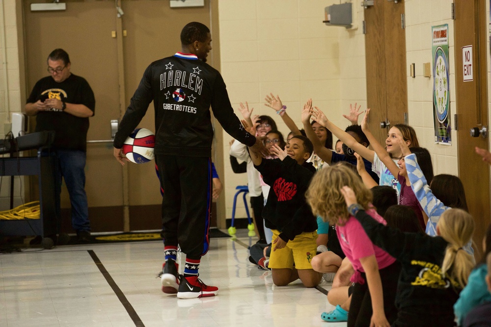 Bowley Elementary trots into Month of the Military Child with help of special guests