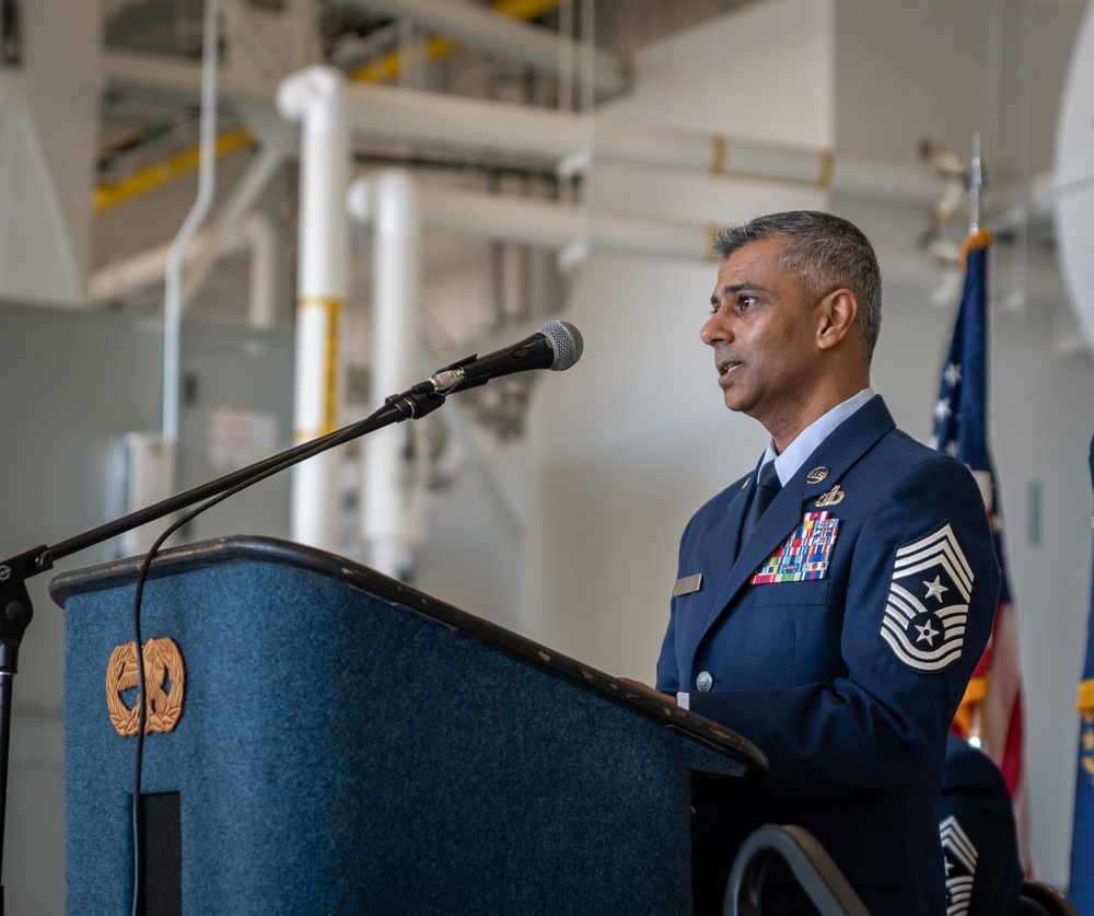 New Hampshire Air National Guard State Command Chief Change of Authority