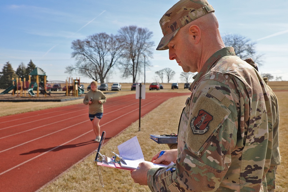 Airman Conduct Fitness Test of April Drill