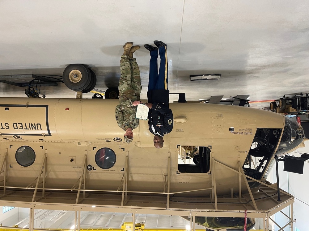 Sgt. Marcus Farmer's Promotion to Staff Sgt.