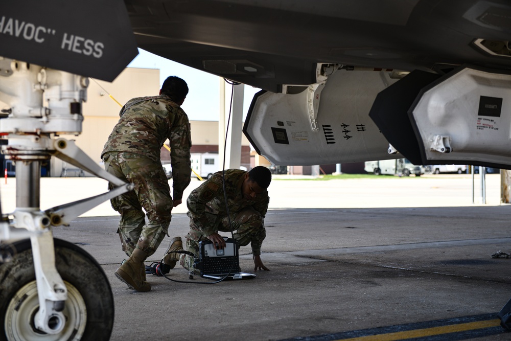 F-35A Lightning II arrives at Whitman Air Force Base for Exercise Agile Tiger