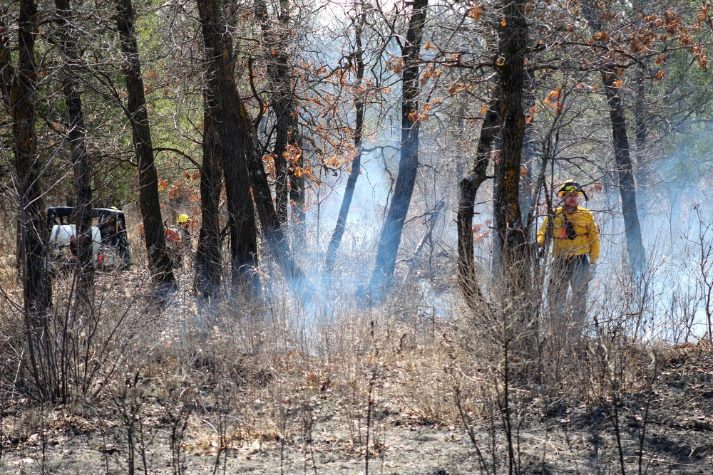 2022 prescribed burn operations at Fort McCoy