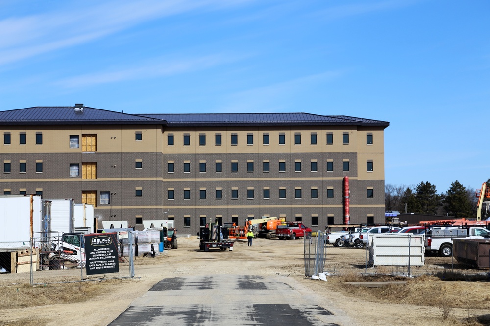 Work on second barracks project continues steady progress at Fort McCoy