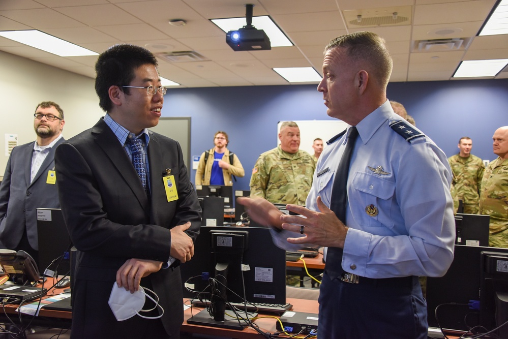 183d Wing Cuts Ribbon On Cyber Range