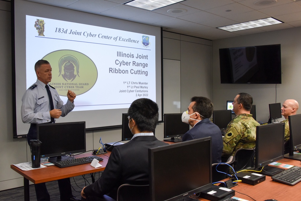 183d Wing Cuts Ribbon On Cyber Range