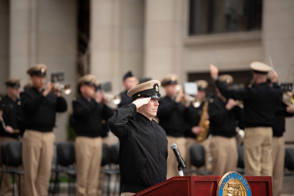 Navy Band Plays at Chief Petty Officer Birthday Celebration