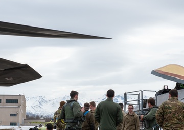 F-22s are recovered at Ted Stevens during PF 22-4