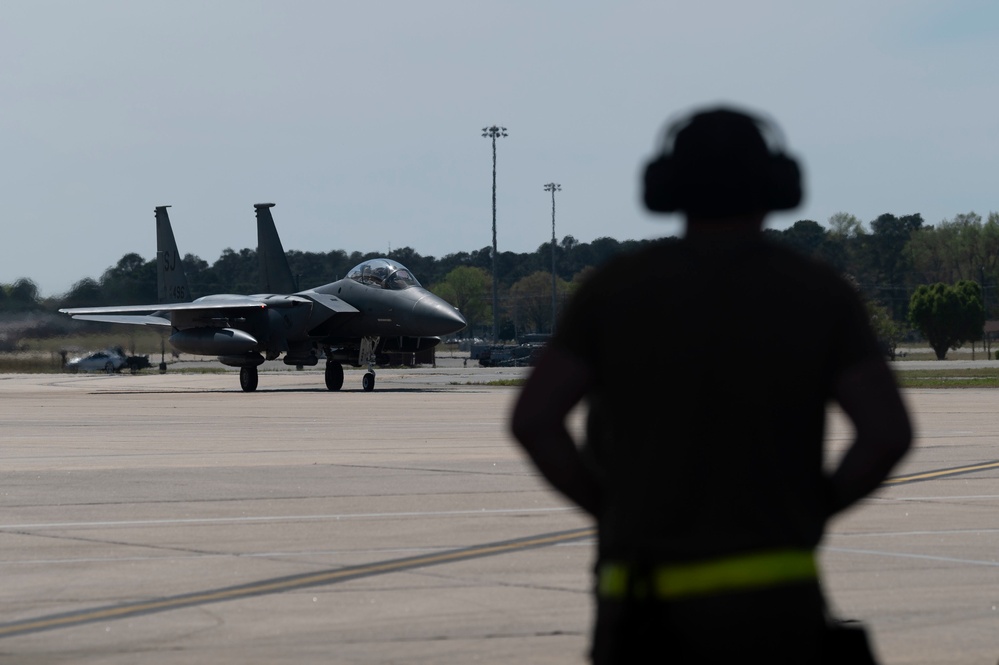 Aircraft, Airmen return to Seymour Johnson following support to NATO