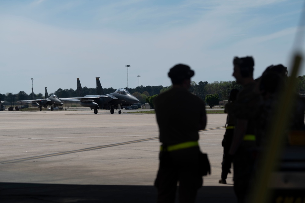 Aircraft, Airmen return to Seymour Johnson following support to NATO