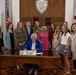 Kay Ivey, Alabama Governor signed a proclamation declaring April the Month of the Military Child