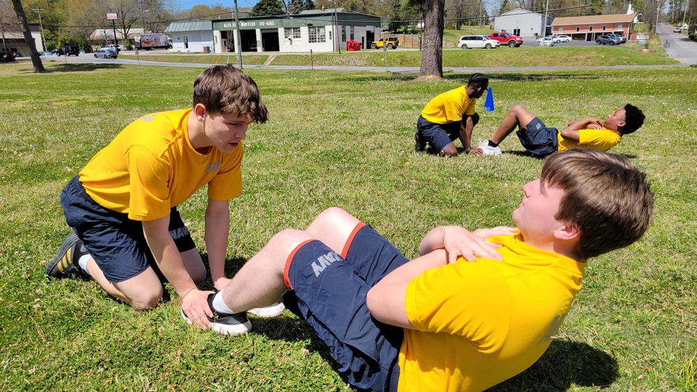 BRHS NJROTC Physical Training