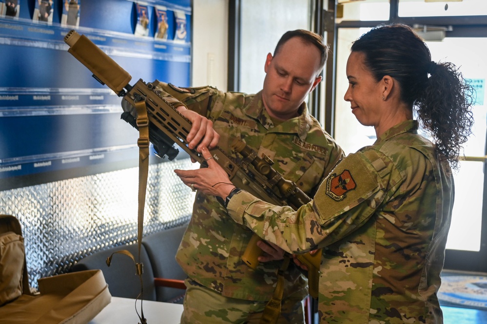 19th AF command chief shares her story at AAFB