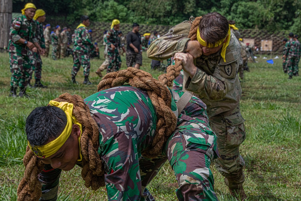 TNI/U.S. Army Platoon Exchange - PT Competition
