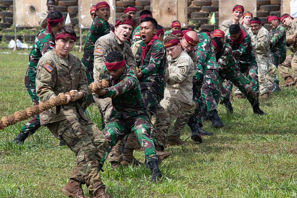 TNI/U.S. Army Platoon Exchange - PT Competition