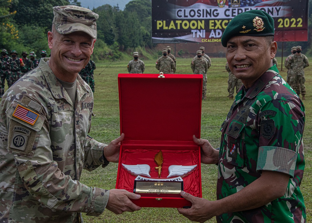 TNI/U.S. Army Platoon Exchange - Closing Ceremony