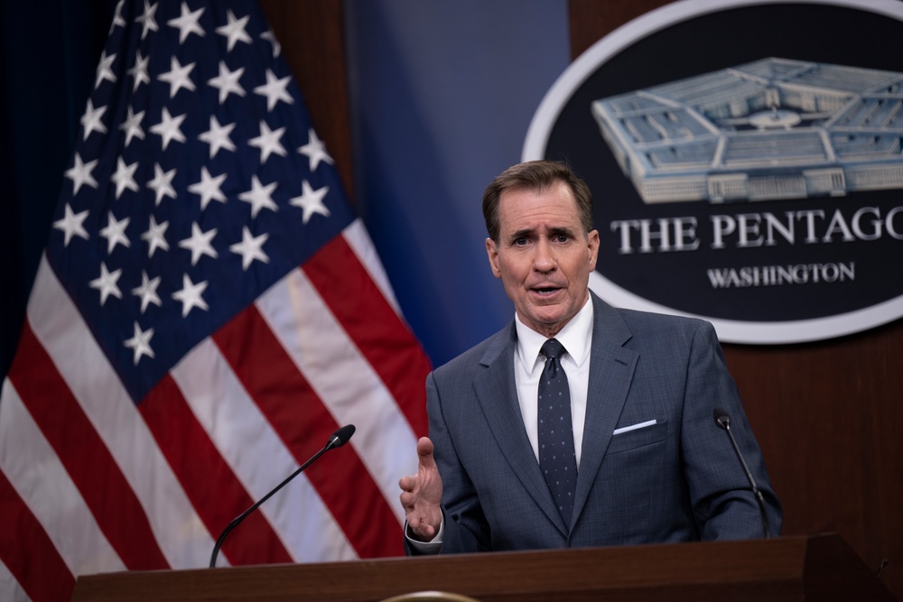 Pentagon Spokesman Holds Press Briefing