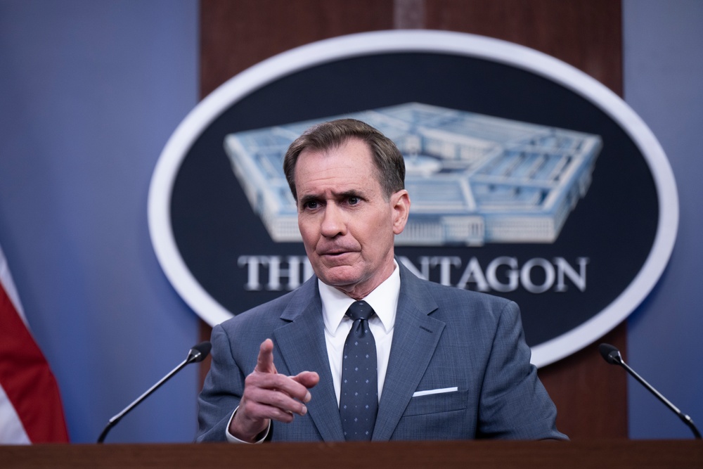 Pentagon Spokesman Holds Press Briefing