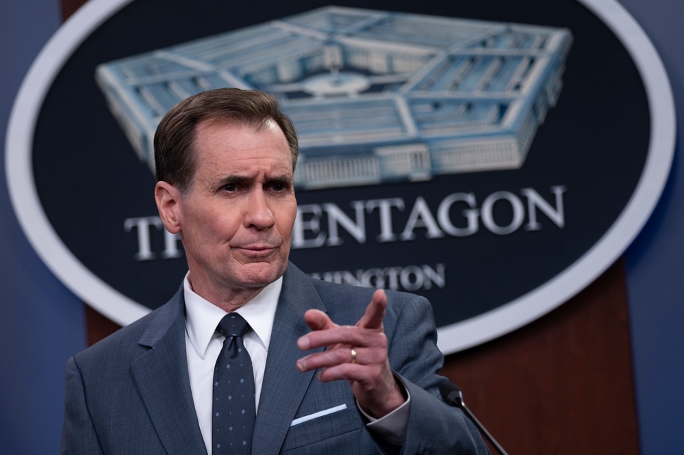 Pentagon Spokesman Holds Press Briefing