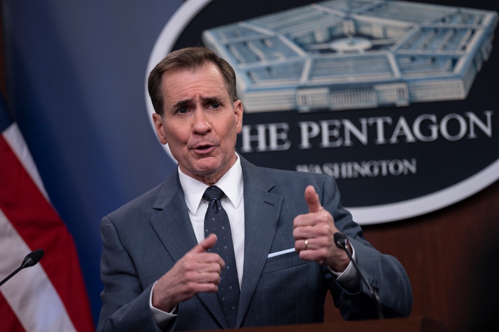 Pentagon Spokesman Holds Press Briefing