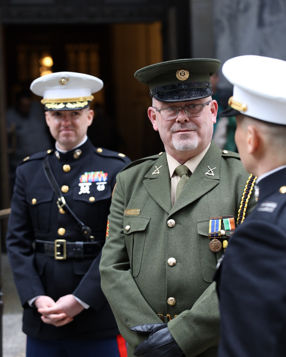 U.S. Marines at NYC St. Patrick's Day Parade