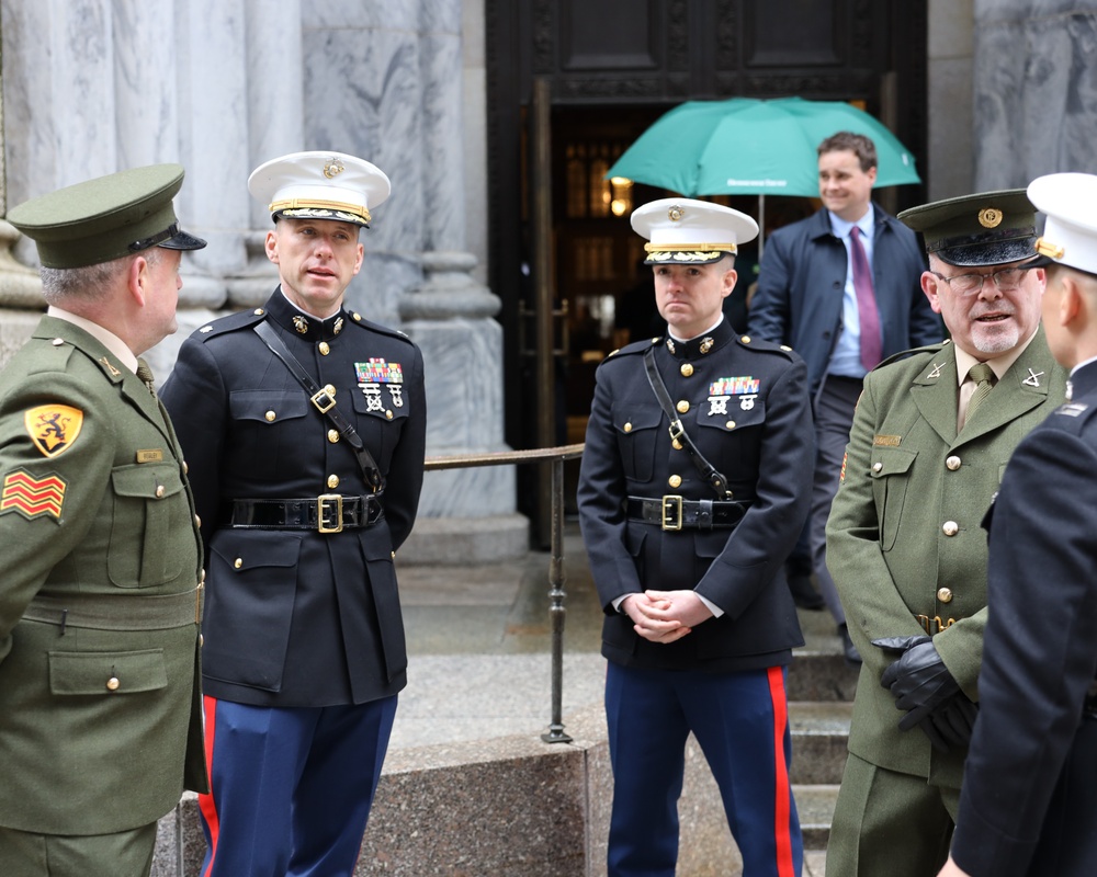 U.S. Marines at NYC St. Patrick's Day Parade