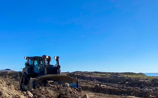 NMCB 3 Detail San Clemente Island Partners with ACB 1, Builds CALA Pad site