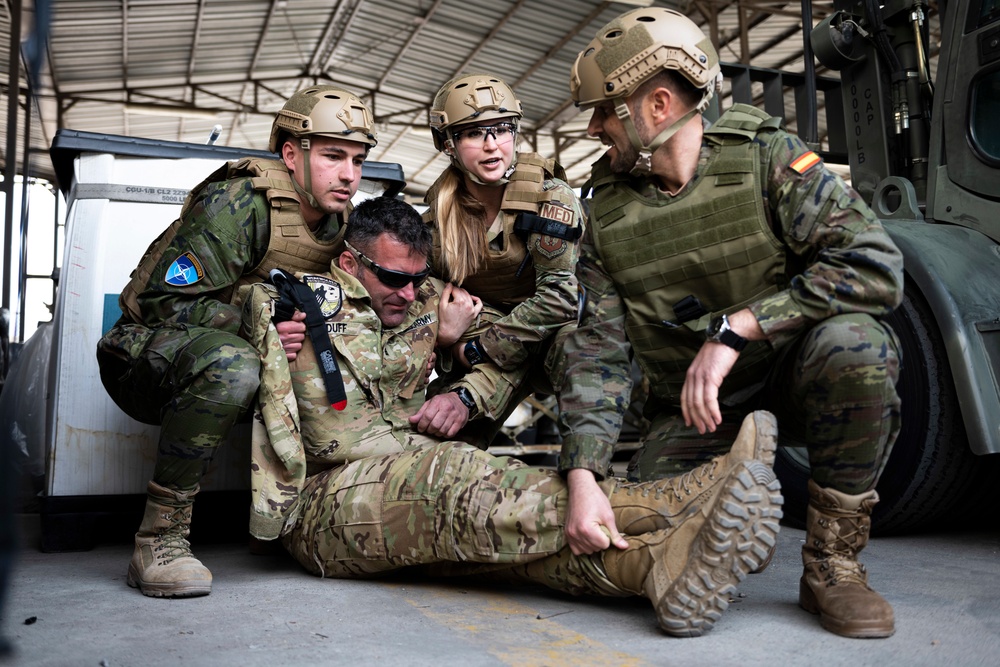 39th MDG conducts TCCC with NATO partners