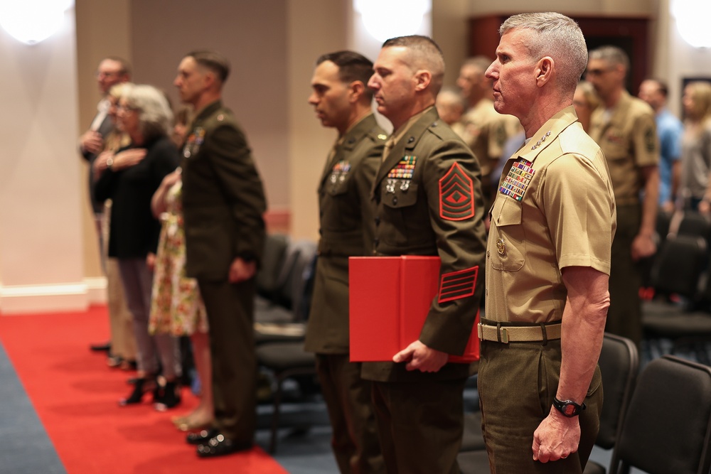 CWO4 Patrick Wire Retires from the United States Marine Corps