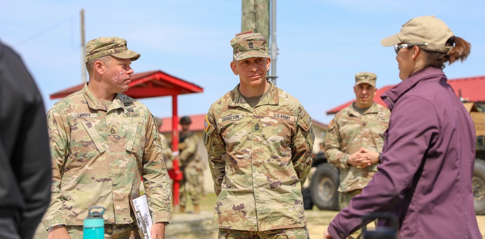 Sgt. Maj. of the Army participates in the 82nd Airborne Division Stress Shoot