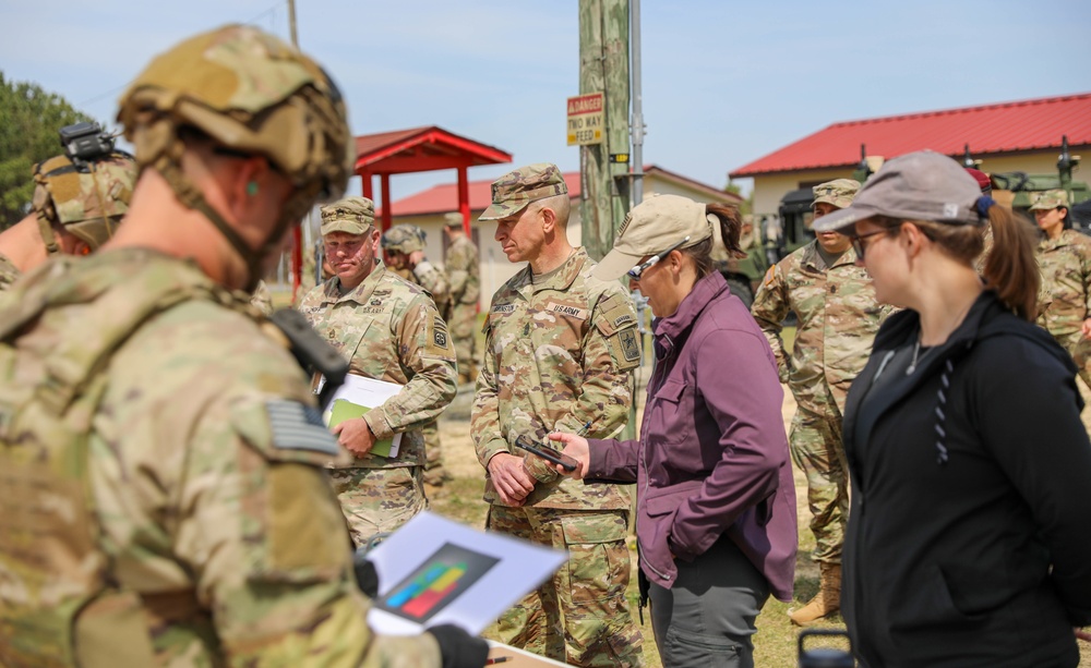 Sgt. Maj. of the Army participates in the 82nd Airborne Division Stress Shoot