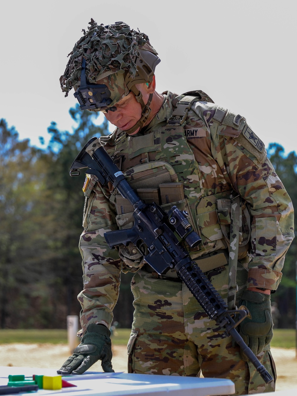 Sgt. Maj. of the Army participates in the 82nd Airborne Division Stress Shoot